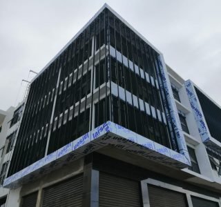 Habillage façade en Alucobond
