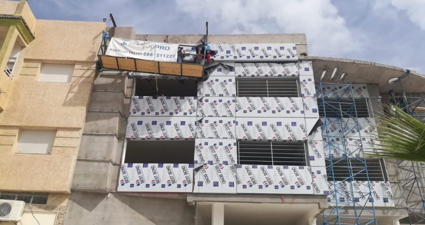 Habillage façade Maroc
