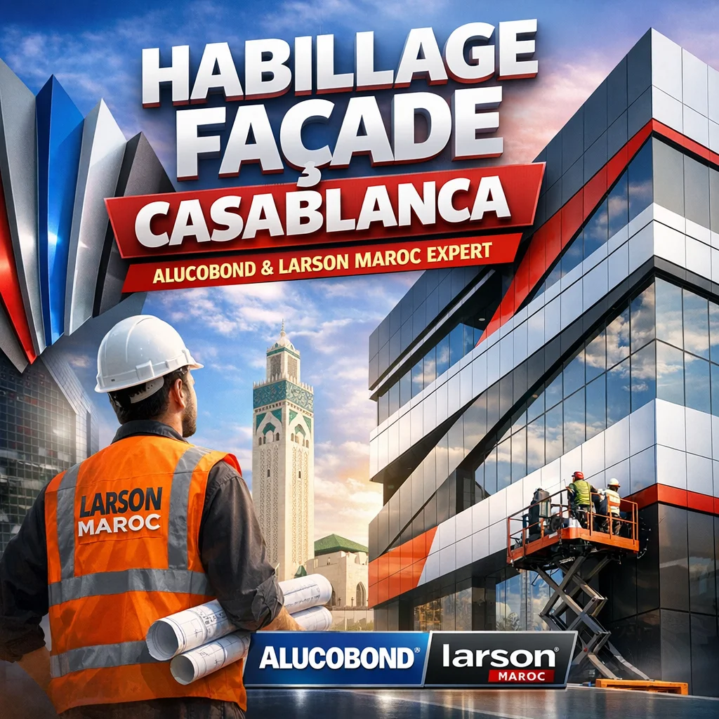 Habillage Façade Larson Casablanca