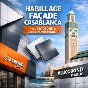 Habillage Façade Casablanca avec Stacbond et Alucobond Maroc