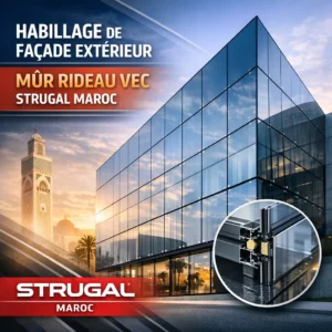 mûr rideau VEC Strugal Maroc